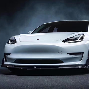Noir de carbone Spoiler de Lèvre de Pare-chocs avant pièces Extérieures pour Tesla Modèle <span class=keywords><strong>3</strong></span> - Product Image 3