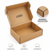 Boîtes d'expédition en papier kraft écologiques, cartons ondulés personnalisés, services d'emballage tout-en-un