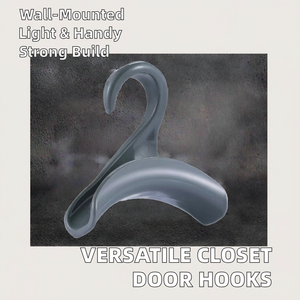 Multifunctional Creative Double-Tier Foldable Plastic Closet Organizers Detachable Wall Hanging Door <strong>Hook</strong> Handbag Purse Brand - Product Image 2