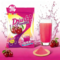 OEM Poudre sucrée aigre personnalisée Vente en gros Instant Orange Assortiment de jus en poudre sucré fruité