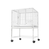 Cage à oiseaux en métal de luxe Chiu Star Parrot, style villa, pour bourcs, parakeets, cockatiels, cage de reproduction à double étage