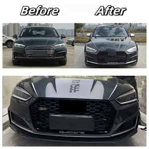 Griglia Frontale a Nido d'Ape Stile RS5 per <span class=keywords><strong>Audi</strong></span> <span class=keywords><strong>A5</strong></span> 2017-2020, Accessori di Modifica Auto, Nuova Griglia Frontale all'Ingrosso per <span class=keywords><strong>Audi</strong></span> - Product Image 2