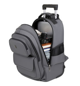 Ransel Laptop beroda bisnis, ransel troli 2 roda, tas punggung bepergian untuk pelajar profesional - Product Image 1