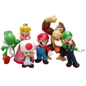 Mini Figuras de Acción de PVC, Set de 6 Piezas, Juguetes de Personajes de Dibujos Animados, Venta Caliente, Regalo de Cumpleaños para Niños, Venta al Por Mayor - Product Image 1