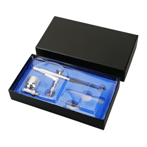 HD-132 Airbrush <b>Kit</b> 0.3 0.5mm Dual Action Gravity Feed Artwork <b>Model</b> Making Portable Adjustable Speed Settings - Product Image 4