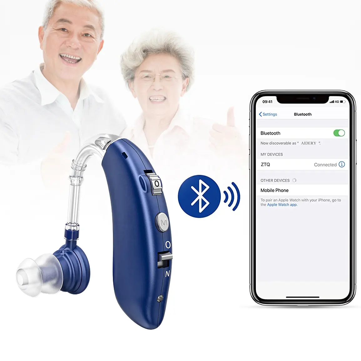 Meilleur aide auditive ecouteur professionnel pour malentendant rechargeable aide auditive bluetooth