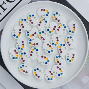 Mini paleta de colores DIY nevera funda de teléfono pegatina resina parte posterior plana superficie convexa para Navidad Día de San Valentín artesanías - Product Image 2