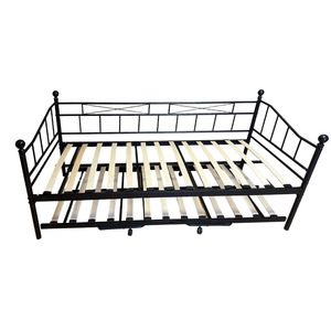 Sofá Cama Moderno de Hierro Forjado con Cama Nido Extraíble y Diseño Retráctil Tamaño Queen, Mueble de Dormitorio Modelo 985 18m - Product Image 5