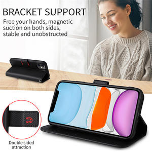 Novedades 2025 Funda de teléfono con billetera de cuero magnético para <span class=keywords><strong>Find</strong></span> <span class=keywords><strong>X5</strong></span> Pro Funda con soporte para <span class=keywords><strong>Find</strong></span> <span class=keywords><strong>X5</strong></span> Cover - Product Image 3