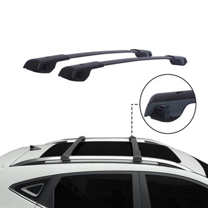 Barras de Techo para Auto de Aleación de Aluminio de Alta Calidad para Modelos <span class=keywords><strong>Subaru</strong></span> <span class=keywords><strong>Forester</strong></span> y Toyota, Plateado+Negro, Capacidad de 60 kg, Fácil Montaje - Product Image 3