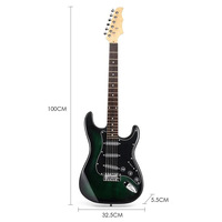 Guitare électrique de 39 pouces en stock, dégagement rapide pour les débutants, guitare électrique ST de haute qualité