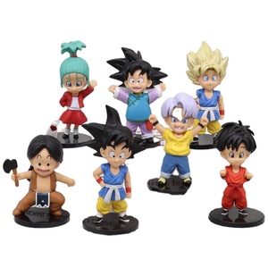 DHF Juego de 7 Figuras de Acción de PVC de Dragon Ball Super Saiyan, Son Gohan, Son Goku, Bulma, Modelo DBZ, Juguetes para Niños, Muñecas, Regalos - Product Image 2