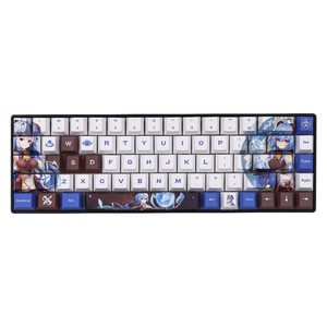 Genshin Impact <span class=keywords><strong>Ganyu</strong></span> Keycap Cherry Profile Anime PBT Dye Sub Teclado mecánico Key Cap <span class=keywords><strong>Set</strong></span> - Product Image 2