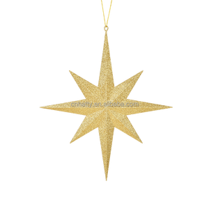 Adornos Colgantes para Puerta con Forma de Estrella Octogonal Esmerilada, Ecológicos, de Fábrica - Product Image 6