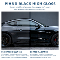 Film de protection de peinture (PPF) satiné noir, noir mat, 1,52*15m, TPU PPF, film de protection de peinture (PPF) satiné noir, film de protection de peinture (PPF) pour voiture, film de protection de peinture (PPF) pour carrosserie complète, film teinté noir givré, auto-cicatrisant