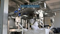 Machine d'emballage semi-automatique pour sacs jumbo de 500 kg à 2000 kg, système de remplissage et de pesage pour poudre de résine PVC, emballage de poudre PVC en gros sac