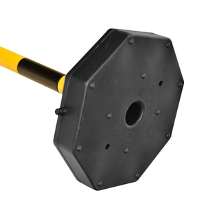 Postes Delimitadores de Tráfico con Base de Goma Ponderada, Postes de Seguridad Portátiles, Conos con Cuellos Reflectantes - Product Image 5