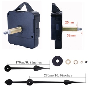 Good Quality 34mm Long Axis High Torque I Shaft Plastic Hanger <strong>Clock</strong> <strong>Mechanism</strong> With 7 Inches or 10 Inches Spade Needles - Product Image 4