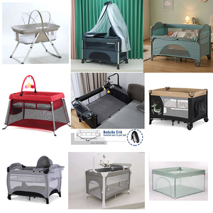 Box per Bambini Pieghevole in Metallo, Comodo e Portatile, Design Moderno con Caratteristiche di Sicurezza, <span class=keywords><strong>Culla</strong></span> per Dormire, Fasciatoio, per Esterni e Soggiorno - Product Image 6