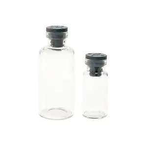 Wholesale Mini Wishing Bottle 5ml 10ml 15ml 20ml 25ml Glass Vials Custom Logo Clear Glass Vial