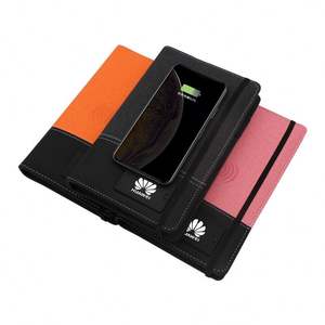 Libreta A6 con Encuadernación Simple, Cargador Inalámbrico, Banco de Energía y Logotipo LED Magnético, Artículo de Moda - Product Image 4