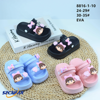 Mignonnes sandales en EVA pour filles, style dessin animé, vente en gros directe d'usine, chaussures de plage pour enfants, prix le plus bas