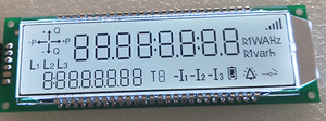 Fabrika özel enerji ölçer <span class=keywords><strong>Lcd</strong></span> Mini Panel Kwh güç segmentli <span class=keywords><strong>Lcd</strong></span> ekran ekran modülü - Product Image 4