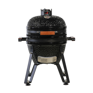 Barbecue KAMADO en céramique <span class=keywords><strong>noir</strong></span> de 15 pouces pour l'extérieur, idéal pour la vente en gros, OEM/ODM, pour jardin et terrasse - Product Image 1