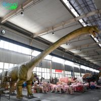 Gecai Animatronic Dinosaurs Modèle réaliste de Brachiosaurus pour Dino Park