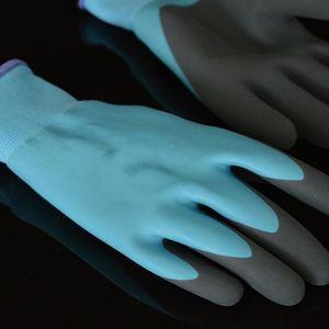 Subzero الشتاء مع الصوف سميكة للماء دافئة وباردة ركوب قفازات واقية من المطاط من الصوف - Product Image 4