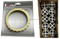 GXKSAT Disco de Embrague de Goma y Corcho para Motocicleta KLR 650 KL650 KLR650 96-11 W650 EJ650 00-08, Disco de Embrague de Fibra, Disco de Fricción