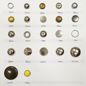 Rivets en fer en gros d'usine, rivets à 2 griffes, clous ronds, pointes en forme de champignon pour vêtements, chaussures - Product Image 2