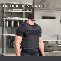 Gilet de Protection Corporelle Personnalisé OEM pour Police – Gilet Pare-balles Porte-plaques Équipement Tactique Souple