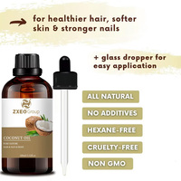 Vente en gros d'huile de noix de coco fractionnée 100% naturelle en vrac d'huile de noix de coco vierge pure pressée à froid sans saveur huile de support incolore MCT