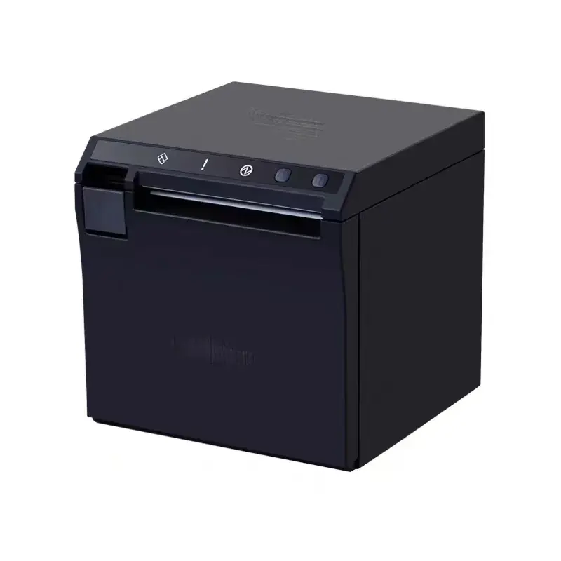 Impresora térmica de alta velocidad de 80MM con USB LAN Serial BT compatible con impresora POS de estilo Mini para caja registradora de cocina