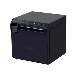 High-Speed 80MM Thermal Printer Machine With USB LAN Serial BT Support Mini Style POS Printer For Cash Register Kitchen Receipt