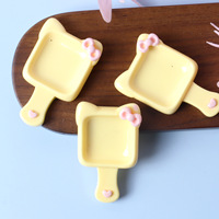 Moules en résine pour coques de téléphone, patchs, colliers, épingles à cheveux, pendentifs, colle à résine, plateau de cuisson Kawaii, breloques en résine à dos plat