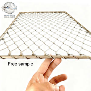 Vente d'usine - Maille en acier inoxydable flexible - <span class=keywords><strong>Filet</strong></span> de sécurité, <span class=keywords><strong>filet</strong></span> de zoo/garde-corps d'escalier, diamètre de fil et taille de maille personnalisés - Product Image 1