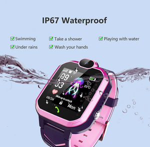 Niños IP67 a prueba de agua SOS Ayuda DE EMERGENCIA Llamada bidireccional <span class=keywords><strong>Chat</strong></span> de voz E18 Reloj inteligente para niños con cámara para niñas y niños - Product Image 6