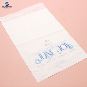 Camiseta de impresión Digital, impresión Digital, logotipo Biodegradable, personalizado, esmerilado, cremallera, embalaje de <span class=keywords><strong>ropa</strong></span>, bolsas - Product Image 5