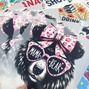 ויניל צפיפות גבוהה עבור dtf מדבקות 3D אפקטים חזותיים 3D לוגו מותאם אישית חום העיתונות נייר דפוס העברת עמיד למים - Product Image 3