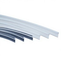 Bande de guidage d'éclairage ambiant à fibre optique Opal Skirt Door Panel 30mm 20mm Clip Edge, indice de protection IP66, modèle CL-3.0 blanc laiteux Agi32