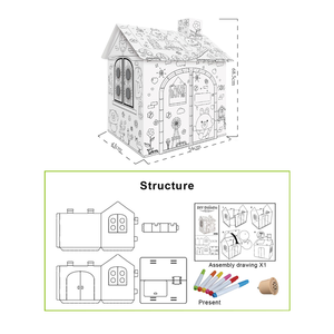 ขายส่งรูปแบบใหม่3D กระดาษวาดเด็กบ้านรุ่นสี Doodle ภาพวาดของเล่นเพื่อการศึกษาสำหรับเด็ก - Product Image 3