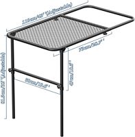 Table de Camping Portable pour pneu Table de gril pliante petite Table de Camp pour plage randonnée randonnée pique-nique en plein air RV B
