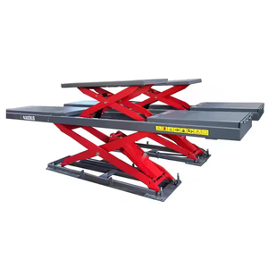 Equipo de servicio de coche de metal hidráulico de elevación de tijera de gran altura de bajo perfil de 3,5 toneladas con modo de conducción eléctrica - Product Image 2