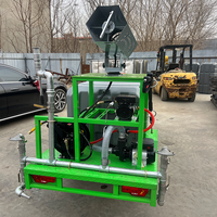 Mini tricycle 4x2 avec réservoir d'eau, canon à brouillard et pulvérisateur, équipé d'une pompe et d'un moteur pour le contrôle de la poussière routière et l'arrosage des espaces verts