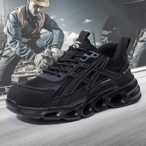 <span class=keywords><strong>Scarpe</strong></span> <span class=keywords><strong>Antinfortunistiche</strong></span> GUYISA Antiurto e Antiperforazione, Leggere con Punta in Acciaio, Tomaia in Flyknit per Estate, Primavera e Autunno - Product Image 6