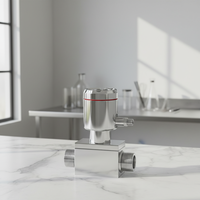 Medidor de Flujo Electromagnético Compacto DN10-DN65 de Acero Inoxidable, Alta Precisión ±1%, Sensor de Flujo de Agua Líquida para Uso Industrial