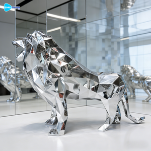 Scultura d'<span class=keywords><strong>Aquila</strong></span> in Acciaio Inox Saldato ed Elettroplaccato, <span class=keywords><strong>Forma</strong></span> Personalizzata, Arte da Esterno, Oggetto da Collezione - Product Image 6