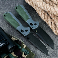 Couteau de poche de survie BM 430BK avec clip de ceinture, couteau pliant pour la randonnée en plein air, le camping, outil EDC